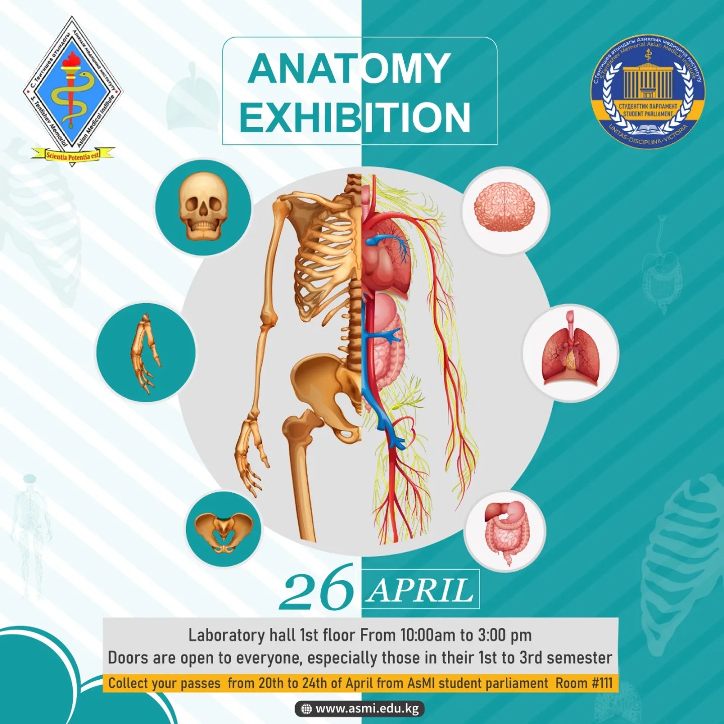 Anatomy Exhibition at Asian Medical Institute
