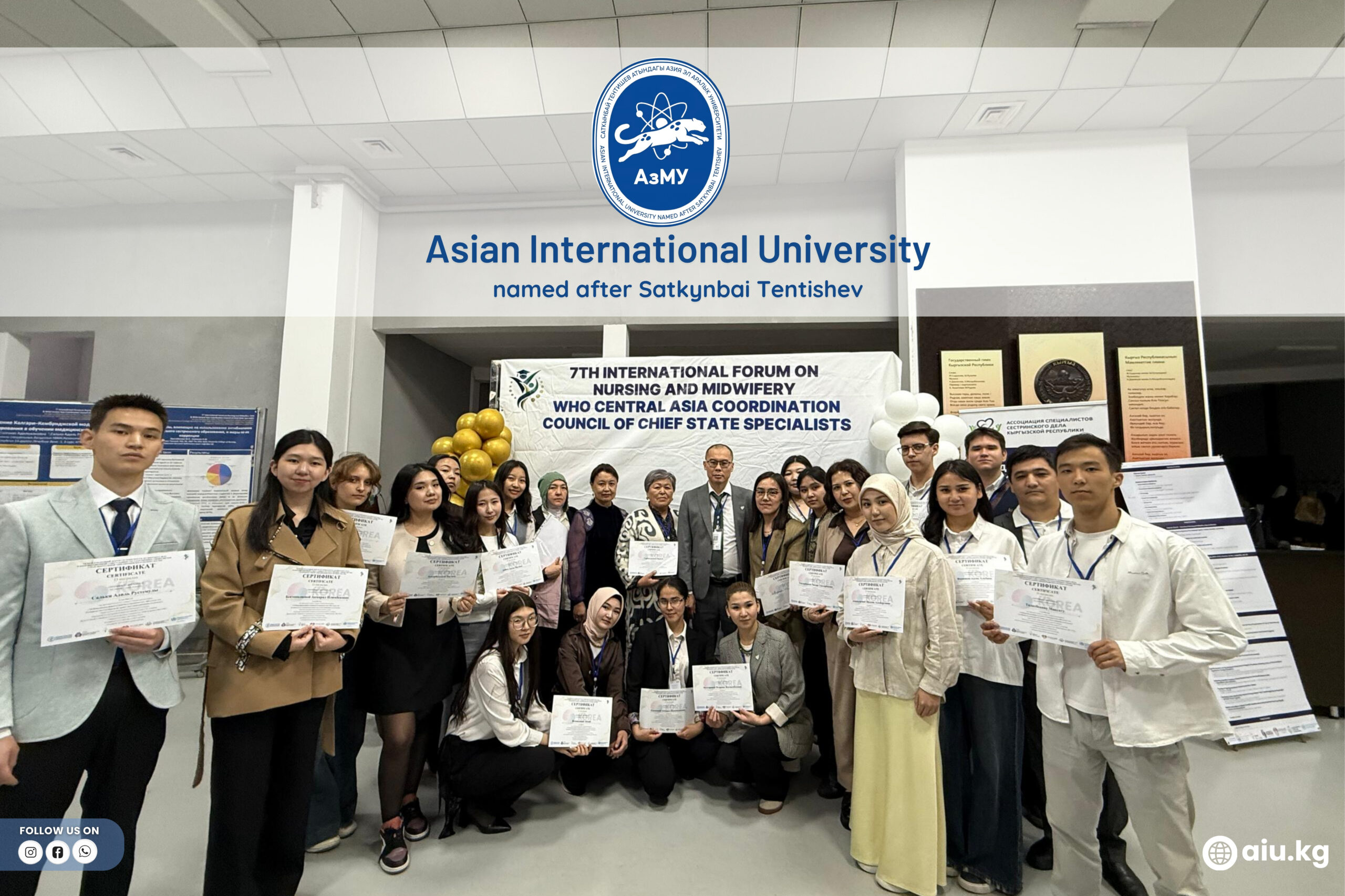 𝗣𝗮𝗿𝘁𝗶𝗰𝗶𝗽𝗮𝘁𝗶𝗼𝗻 𝗼𝗳 𝗔𝗜𝗨 𝗦𝘁𝘂𝗱𝗲𝗻𝘁𝘀 𝗶𝗻 𝘁𝗵𝗲 𝗩𝗜𝗜 𝗜𝗻𝘁𝗲𝗿𝗻𝗮𝘁𝗶𝗼𝗻𝗮𝗹 𝗙𝗼𝗿𝘂𝗺 𝗼𝗳 𝗡𝘂𝗿𝘀𝗶𝗻𝗴 𝗮𝗻𝗱 𝗠𝗶𝗱𝘄𝗶𝗳𝗲𝗿𝘆